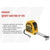 DMAX 5mt Profesyonel Çelik Şerit Metre 25mm (5 Metrelik Şerit Metre)