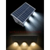 K2 30w CCT Solar Aplik Günışığı / Beyaz Dış Mekan 3200k-6400  30 Watt IP65 (3 Renk Güneş Enerjili Duvar Aplik Armatür)