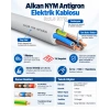 ALKAN 5x2.5mm NYM Elektrik Kablosu Gri (NVV Bakır Beşli Antigron Tek Damar Tesisat Kablosu)