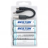 BESTON 2200mAh 1.5 Volt Şarjlı Kalem Pil AA 4lü Pk. Type-C Soketli Kablo İle Şarj Edilebilir