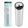 BESTON 2200mAh 1.5 Volt Şarjlı Kalem Pil AA 4lü Pk. Type-C Soketli Kablo İle Şarj Edilebilir