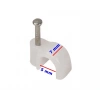 No:1 (10lu pk.) Beton Çivili Kablo Tutturma Kroşe (10 Lu Paket)