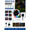 BONCUK Solar Güneş Enerjili RGB 5mt Dış Mekan 28li Süsleme Ledli IP65