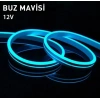 CATA 12V NEON Led Hortum Buz Mavisi (1MT FİYATI) Pk. 50Mt