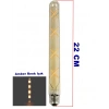 CATA 4W Rustik Led Ampul AMBER Uzun 22Cm