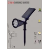 CATA 7W GÜNIŞIĞI Solar Bahçe Armatürü Çim Kazıklı (Güneş Enerji Şarjlı)