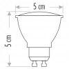 CATA 7w KIRMIZI GU10 Duylu Çanak Led Spot Ampul (Starter Duylu) 220 Volt 8 Watt