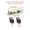 CUPPON Kumandalı Otomatik Garaj Kapısı ve Kepenk Kumanda Alıcı Sistemi + 2 Kumandalı (Kumanda Kartı)