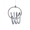 DMR Sarmal Büyük İmza Sarkıt Led Avize KROM Kasa 50w 220 Volt Üç Renk 6500k/4000k/3000k (Beyaz /Ilık Beyaz/Sarı (Günışığı)