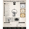 DMR Sarmal Büyük İmza Sarkıt Led Avize SİYAH Kasa 50w 220 Volt Üç Renk 6500k/4000k/3000k (Beyaz /Ilık Beyaz/Sarı (Günışığı)