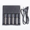 Dörtlü 4lü 3.7v Li-On Pil Şarj Aleti 14500-16340-18650-26650 Kablolu Fişli 220 Volt
