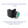 EMAS BUTON START 1NA YEŞİL DÜZ KAFALI