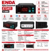 ENDA -60...+150 Derece Dijital Termostad 1No-1Nc Kontaklı 220 Volt (NTC Prop Uyumu Prop Dahil Değil)