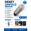 ENDER 2.5v Vidalı Fener ve Deney Ampulu E-10 Mini Duy