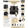 ENDER 6 Bacaklı Çevirmeli Anahtar Kademeli Anahtar