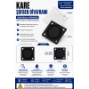 ENDER Kare Slikon Şofben Diyafram Contası
