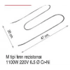 ENDER 1100w M Tipi Fırın Rezistansı 220v 6.5? Cr-Ni