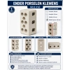 ENDER Porselen Klemens No:2 3Lü 4-6mm