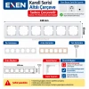 EXEN Beyaz KARELL Altılı Çerçeve