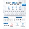EXEN Beyaz ODAK Beşli Çerçeve