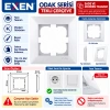 EXEN Beyaz ODAK Tekli Çerçeve