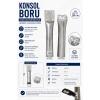 Galveniz 42mm (İNCE) Konsol Boru Sokak Lambası Ayağı Ezik ve Delikli