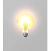 GECEM G95 AMBER 6w E-27 Fılament Rustik Led Ampul 2700K (BALON) 660lm