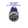 GWEST 24v-550v Voltmetreli BEYAZ (şeffaf) Sinyal Lambası 220v Göstergeli 22mm