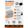 GWEST 8li Geçmeli Buat Klemensi 0.50-2.5mm Arası (8 li Sekizli Buat Klemensi)