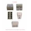 GWEST 8li Geçmeli Buat Klemensi 0.50-2.5mm Arası (8 li Sekizli Buat Klemensi)