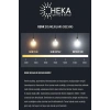 HEKA 6W RUSTİK LED AMPUL BEYAZ 6500K ŞEFFAF