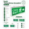 HLİTE Exıt Çıkış Sağa - Sola Ok İşaretli Şarjlı Yönlendirme Armatürü Levhası 3w 220v IP20