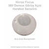 HOROZ Focus 360 Derece Görüş Açılı Sıva Üstü Hareket Sensörü 1000w IP44