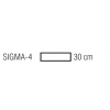 HOROZ Sigma 30cm 4W T5 Led Bant Armatür Anahtarlı 6400K BEYAZ