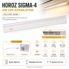 HOROZ Sigma-4 30cm GÜNIŞIĞI 4w T5 Led Bant Armatür Anahtarlı 2700k IP20
