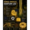 Hortum Led Solar Güneş Enerjili SARI Işık 3200k 10mt Dış Mekan 8 Modlu Süsleme Ledi IP45 ( Günışığı)