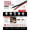 HÜNKA 0.75 SİYAH Bitişik Kordon Kablo Kırmızı Kodlu (500 mt lik Makara) 1mt Fiyatı