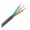 HÜNKA 3x1.5mm TTR Elektrik Kablosu SİYAH (Çok Telli Esnek Kablo)