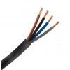 HÜNKA 4x1.5mm TTR Elektrik Kablosu SİYAH (Çok Telli Esnek Kablo)