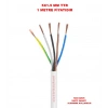 HÜNKA 5x1.5mm TTR Elektrik Kablosu BEYAZ (Çok Telli Esnek Kablo)