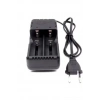 İkili 2li 26650-18650-16340 3.7V Li-On Pil Şarj Aleti Kablolu 220v Fişli Kablolu