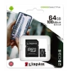 KİNGSTON 64GB Hafıza Kartı Micro SDHC Canvas Select Plus 100 Mb/S R A1 C10 Card+Adapter