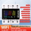 KOWSİ 3x63A Trifaze Voltaj ve Akım Koruma Rolesi Wifi Bağlantılı NTC li Şebeke Giriş Voltaj Denetleyici 380 Volt 63 Amper (3x63 3 Fazlı Isı Kontrollü Global Wifi Tuya Kontrollü)