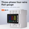 KOWSİ 3x63A Trifaze Voltaj ve Akım Koruma Rolesi Wifi Bağlantılı NTC li Şebeke Giriş Voltaj Denetleyici 380 Volt 63 Amper (3x63 3 Fazlı Isı Kontrollü Global Wifi Tuya Kontrollü)