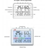 LİFE NET Dijital Isı ve Nem Ölçme Termometre Saat & Tarihli Renkli Ekran