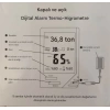 LİFE NET İç ve Dış Ortam Dijital Isı ve Nem Ölçebilen Termometre (Termokulplu)