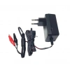 MERVESAN 6v / 12v 1A Akü Şarj Adaptörü 5.5x2.5mm Jaklı + Maşa Kıskaçlı (6 Volt 12 Volt 1 Amper 1000mA)