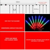 Meteor Süsleme Ledi RGB 3.5 mt 41cm Lik 8 Çubuk Renk IP44 220 Voltt