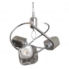 METİN 3lü Venüs KROM Camlı Üçlü Avize E-27 Duylu