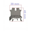 MUTLUSAN 2.5mm GRİ Ray Klemens Vidalı Tip 1000v 24A MTS2.5UN